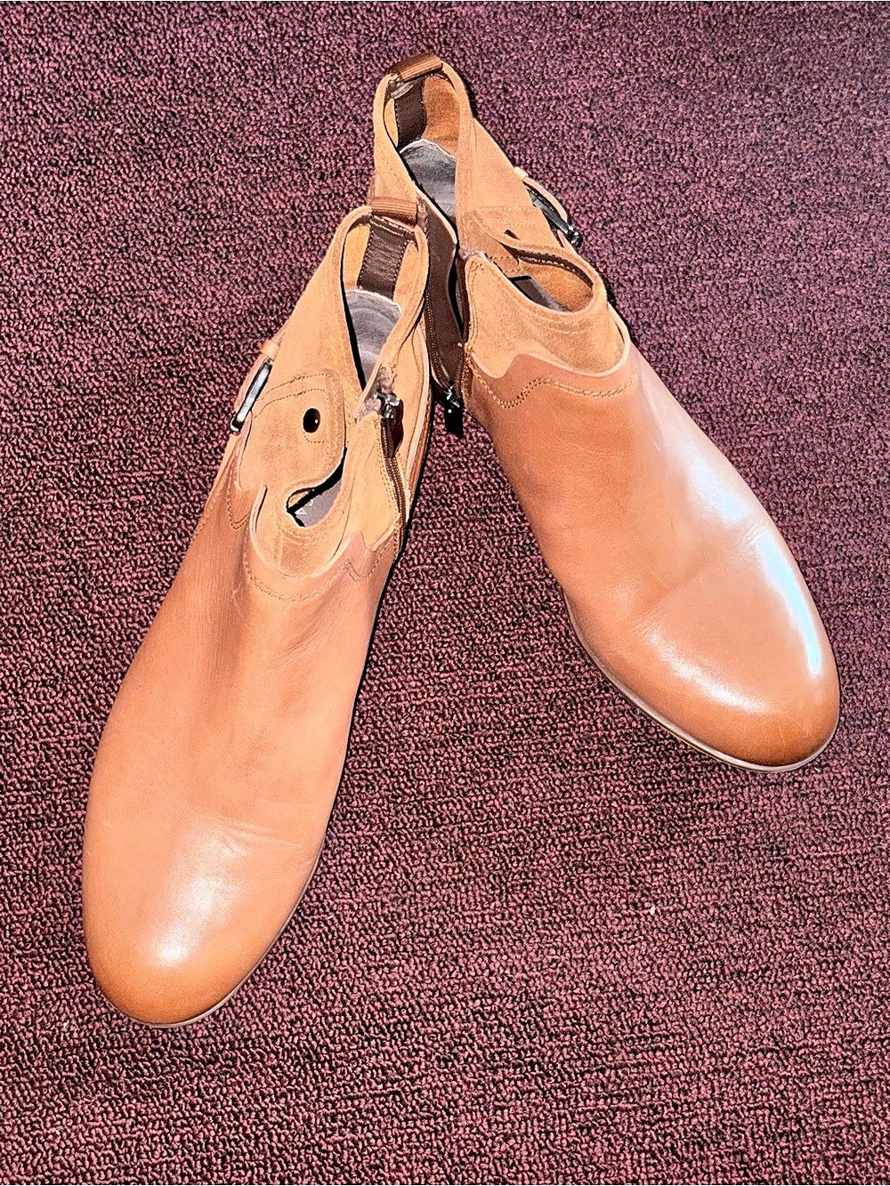 FRANCO SARTO Brown Ankle Booties